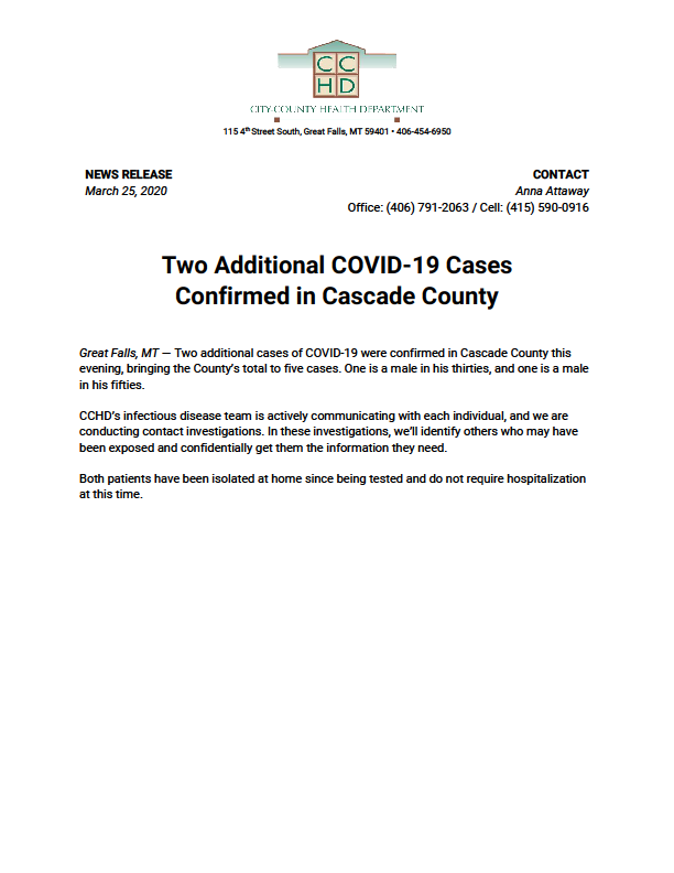 Cascade CCHD two additional cases